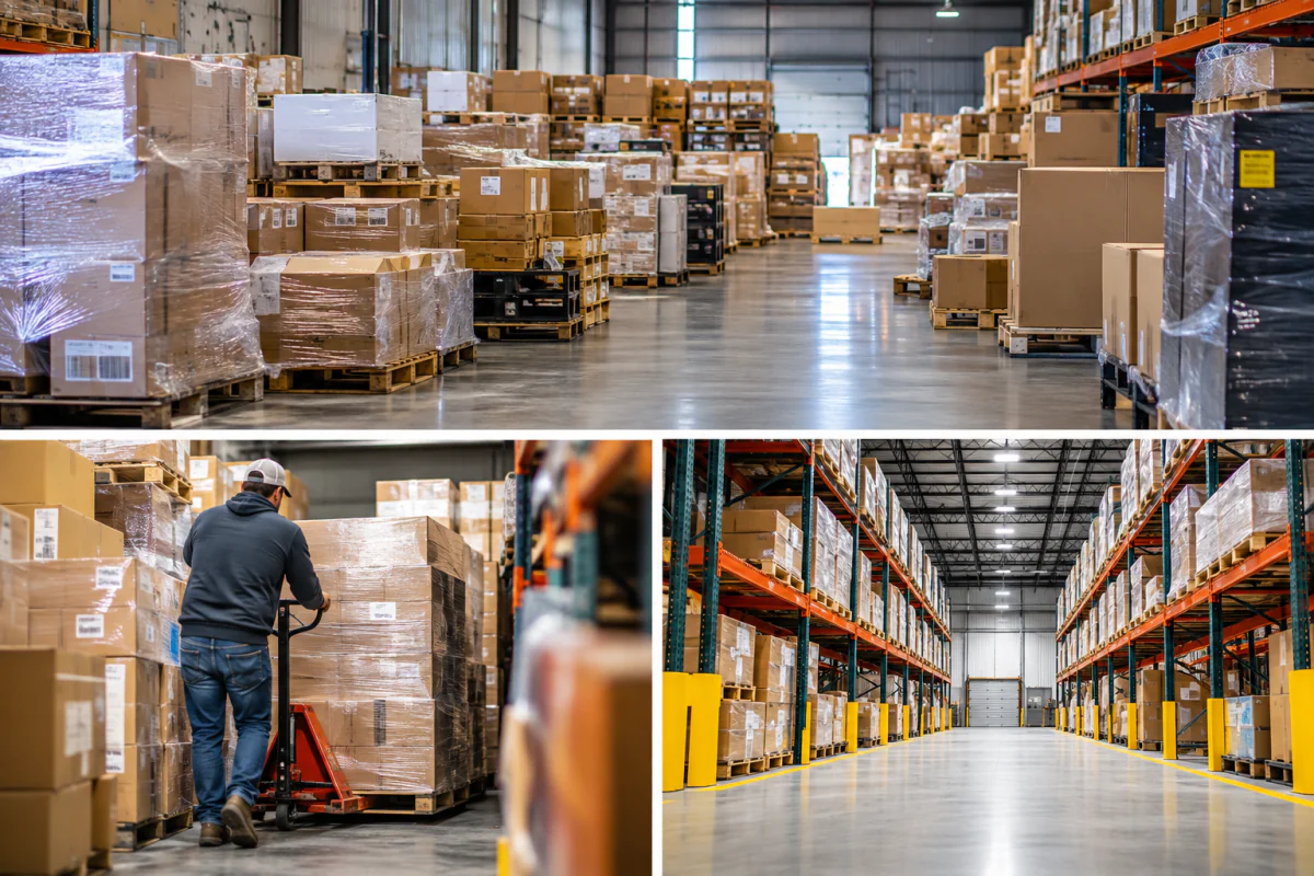 Warehouse aisle organization in St. George, Utah